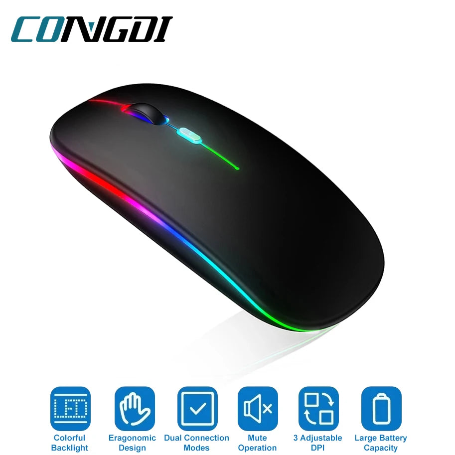 Wireless Mouse Bluetooth Compatible Two — Swuffy