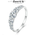 Bamoer Full Moissanite Ring Sterling — Swuffy