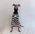 Pet Black White Striped Clothing — Swuffy