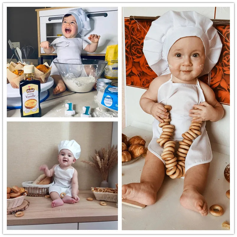 Baby Chef Apron Hat Kids — Swuffy