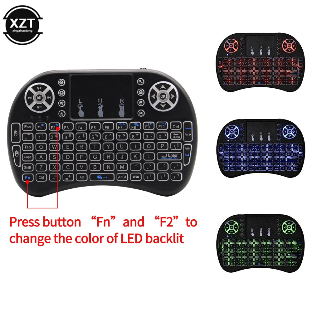 Backlit Wireless Keyboard English Russian — Swuffy