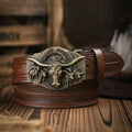 Casual Retro Belt Western PU — Swuffy
