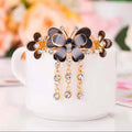 Zircon Butterfly Hairpin Peacock Hair — Swuffy