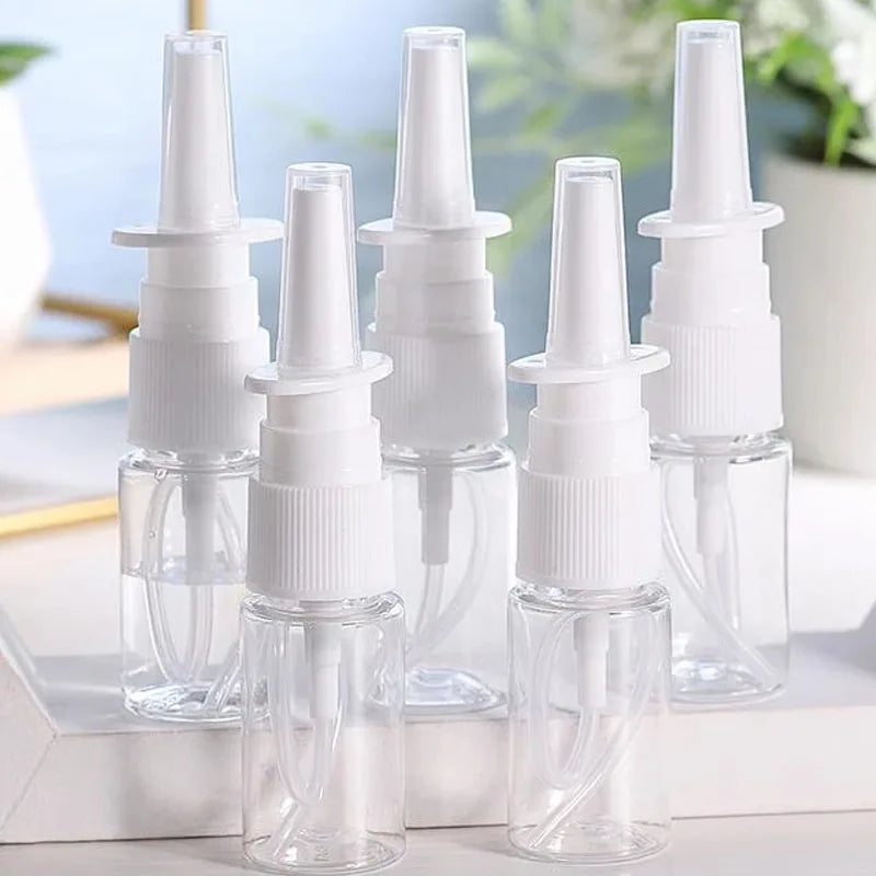 White Empty Plastic Nasal Spray — Swuffy