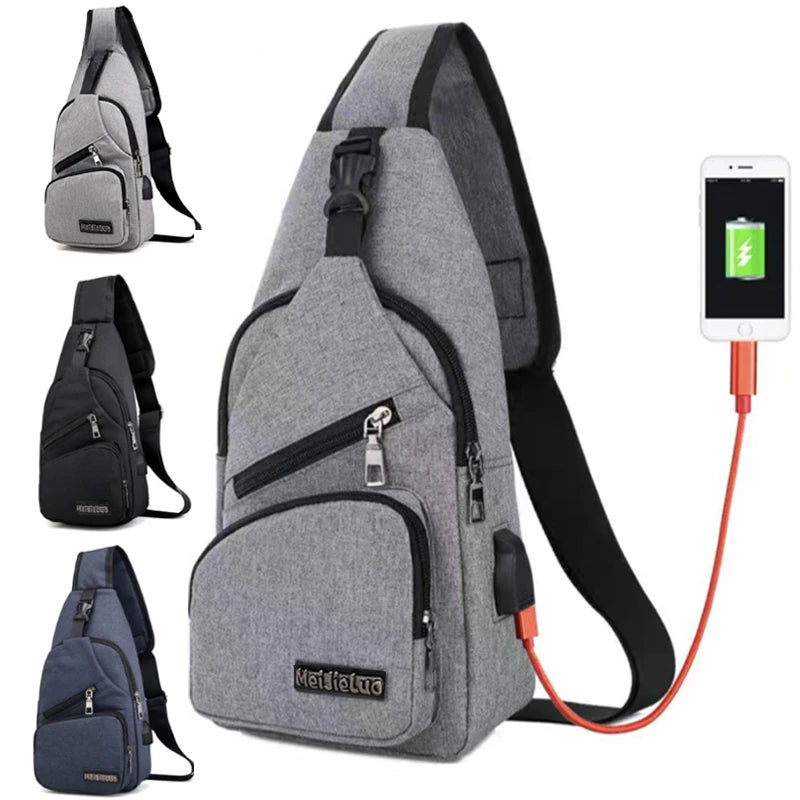 USB Charging Sling Bag Casual — Swuffy