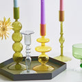 Decorative Candle Holders Glass Flower — Swuffy