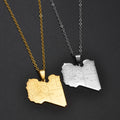 Anniyo Libya Map Cities Pendant — Swuffy