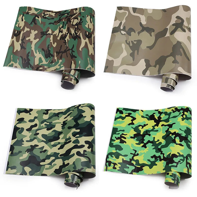 Camouflage Vinyl Pvc Car Sticker — Swuffy