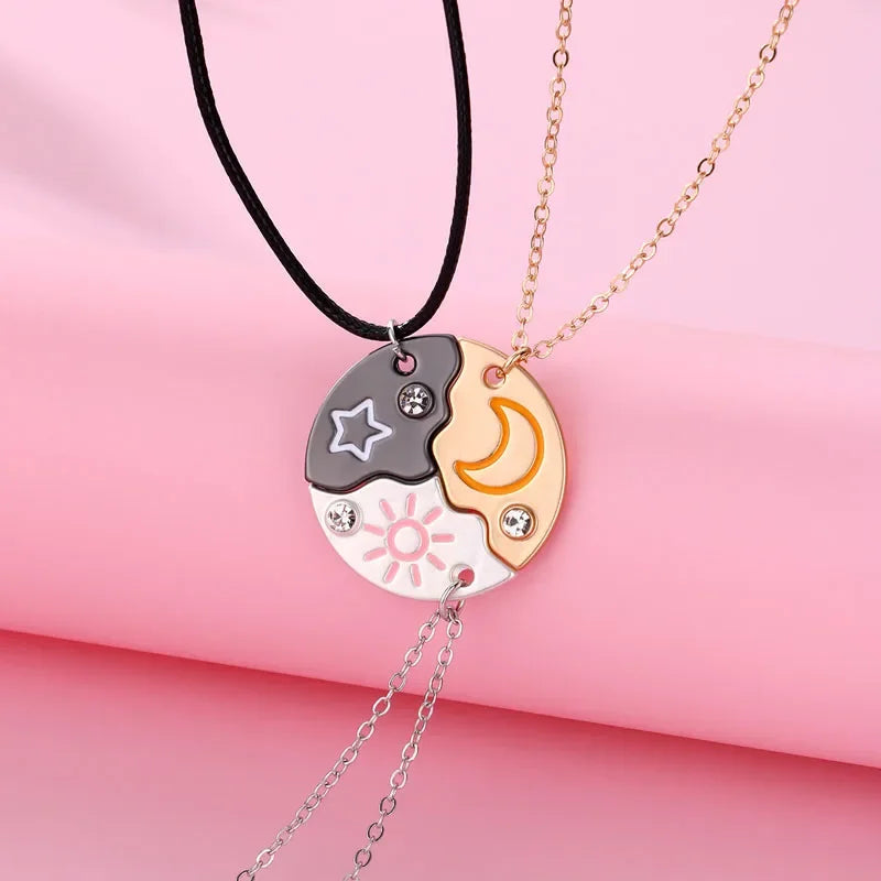 Lovecryst Sun Moon Star Pendant — Swuffy