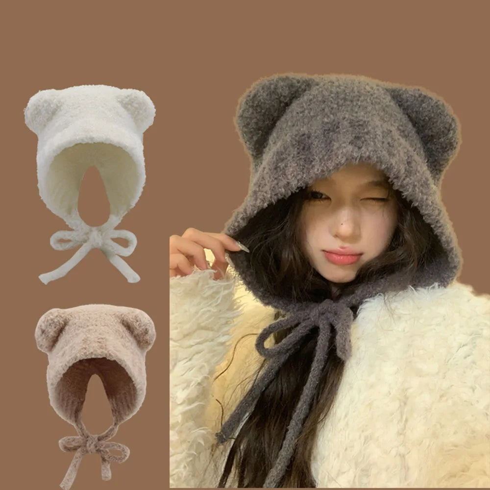 Lambhair Winter Harajuku Beanies Knitted — Swuffy