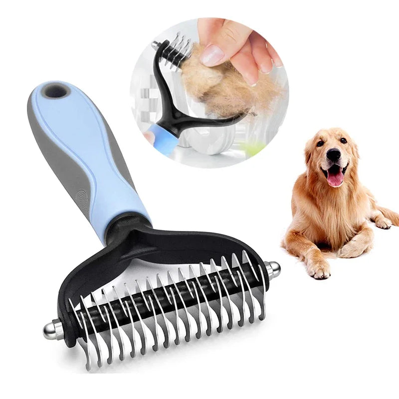 Pet Deshedding Brush Dog Hair — Swuffy