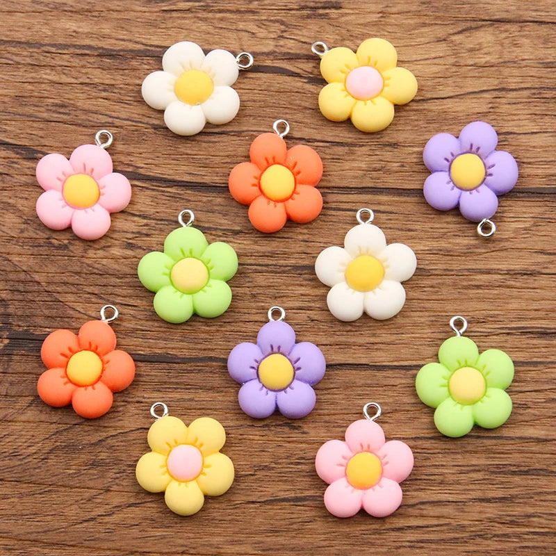 Mm Resin Plant Sunflower Charms — Swuffy
