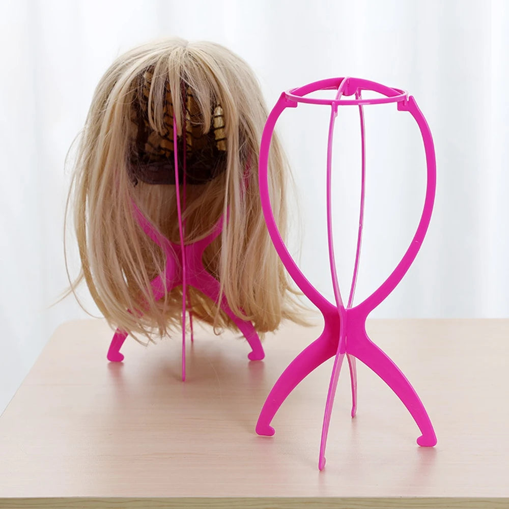 Four Colors Wig Stands Plastic — Swuffy