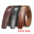 Width No Holes Leather Belt — Swuffy