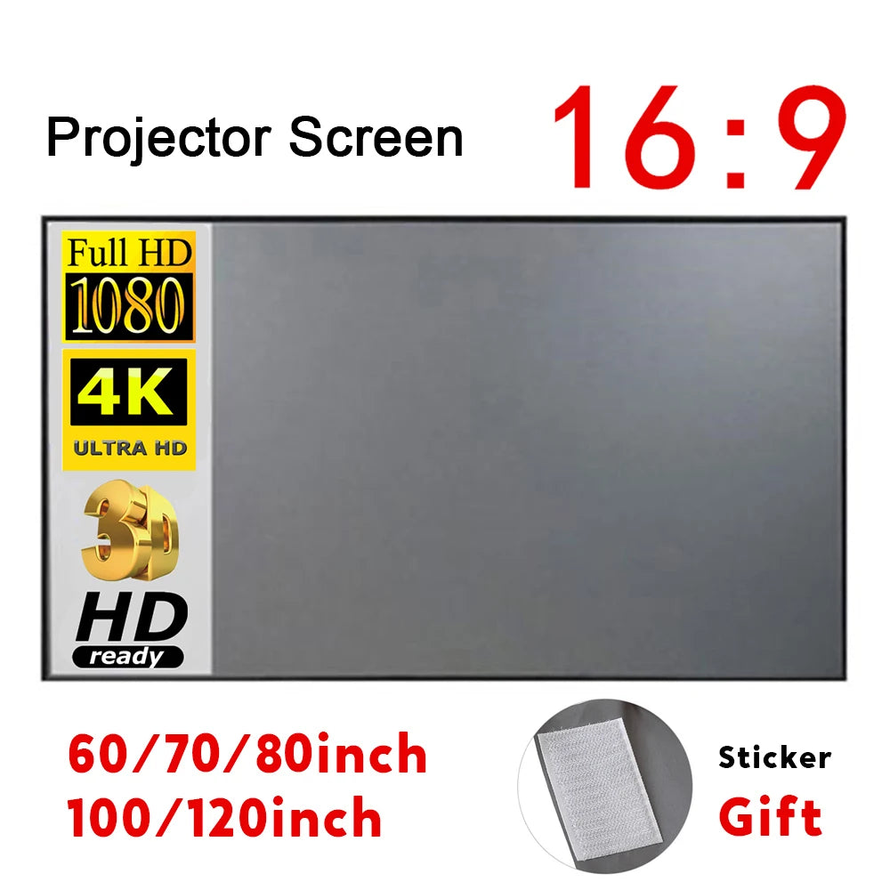 Projector Screen Simple Curtain Anti — Swuffy