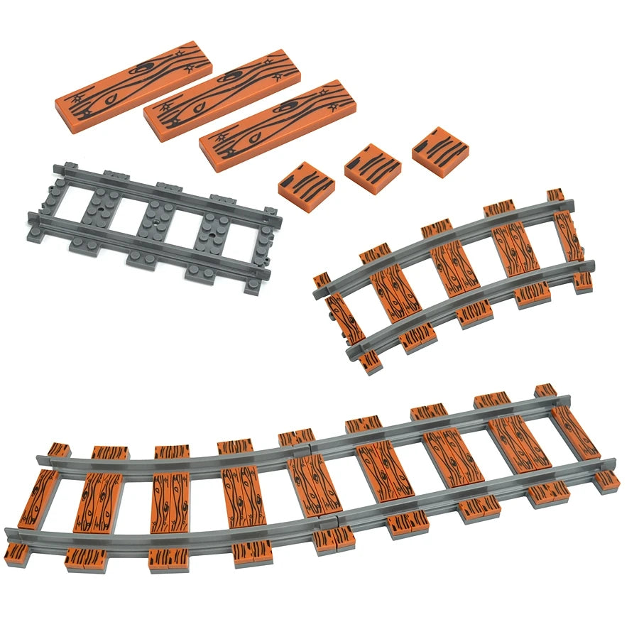 Wood Texture Trains Track Rail — Swuffy