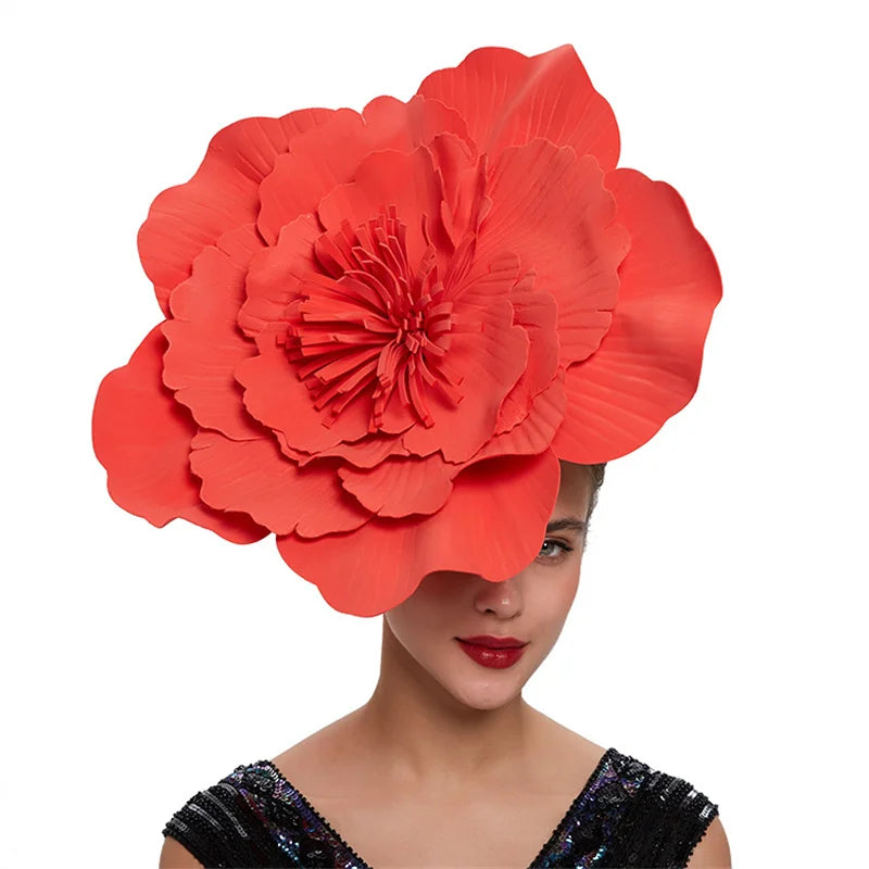 Large Flower Hair Band Bow — Swuffy