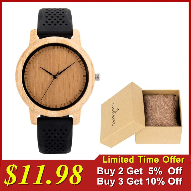 Bobo Bird Relojes Watches Bamboo — Swuffy