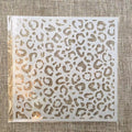 Leopard Printed Layering Stencils Wall — Swuffy