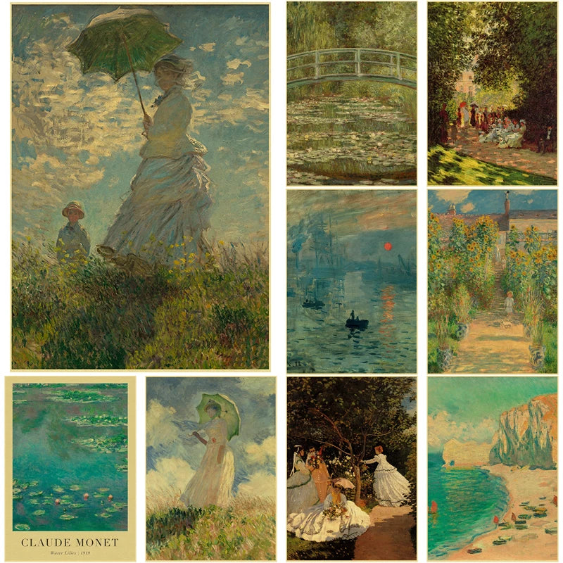 Claude Monet Artwork Poster Landscape — Swuffy