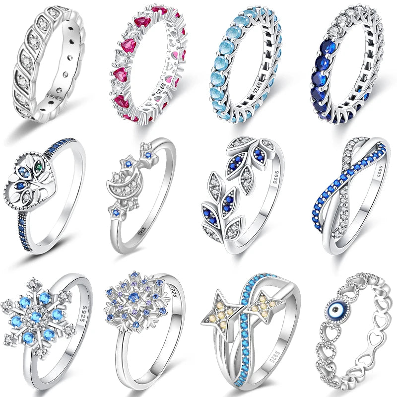 Authentic Sterling Silver Rings Romantic — Swuffy