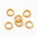 Gold Plated Large Round Metal — Swuffy
