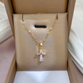 Stainless Steel Cross Necklace Accessories — Swuffy