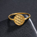 Likgreat Flower Life Ring Stainless — Swuffy