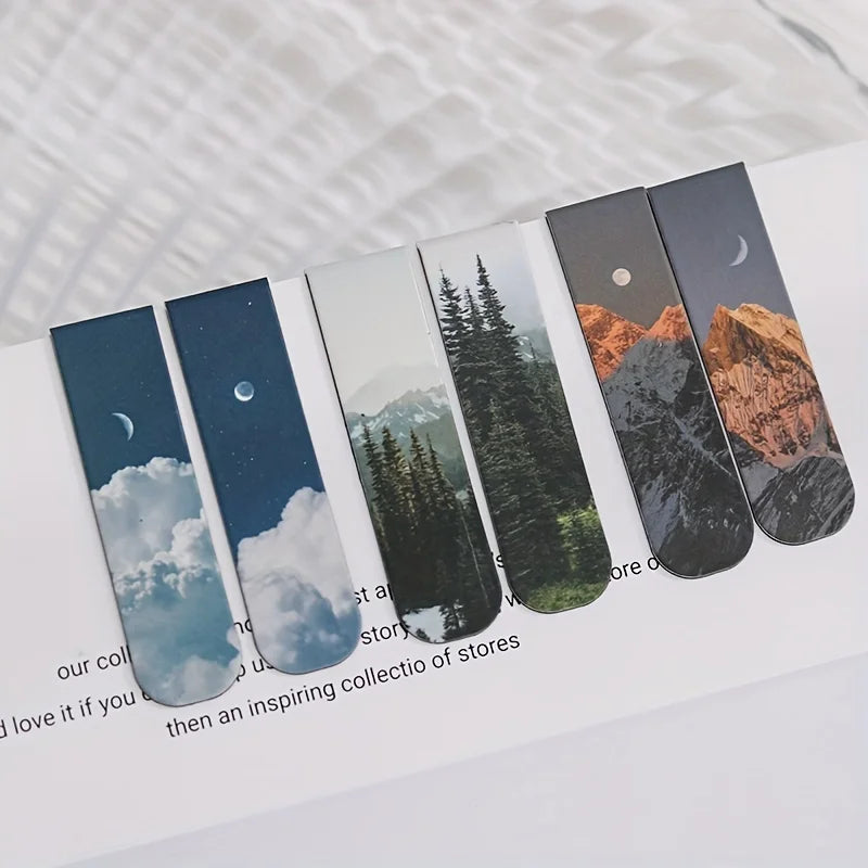 Magnetic Bookmark Beautiful Scenery Clouds — Swuffy