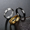 Engraved Name Dating Rings Stainless — Swuffy