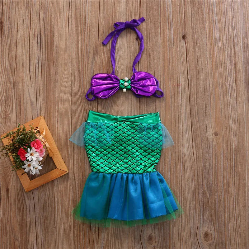 Months Baby Girls Mermaid Bikini — Swuffy