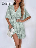 Casual Dot Print Dress Belt — Swuffy