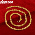 Shstone Gold Wheat Chain Necklaces — Swuffy