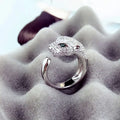 Sterling Silver Crystal Classic Leopard — Swuffy