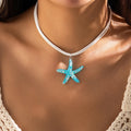 Large Resin Starfish Pendant Necklace — Swuffy