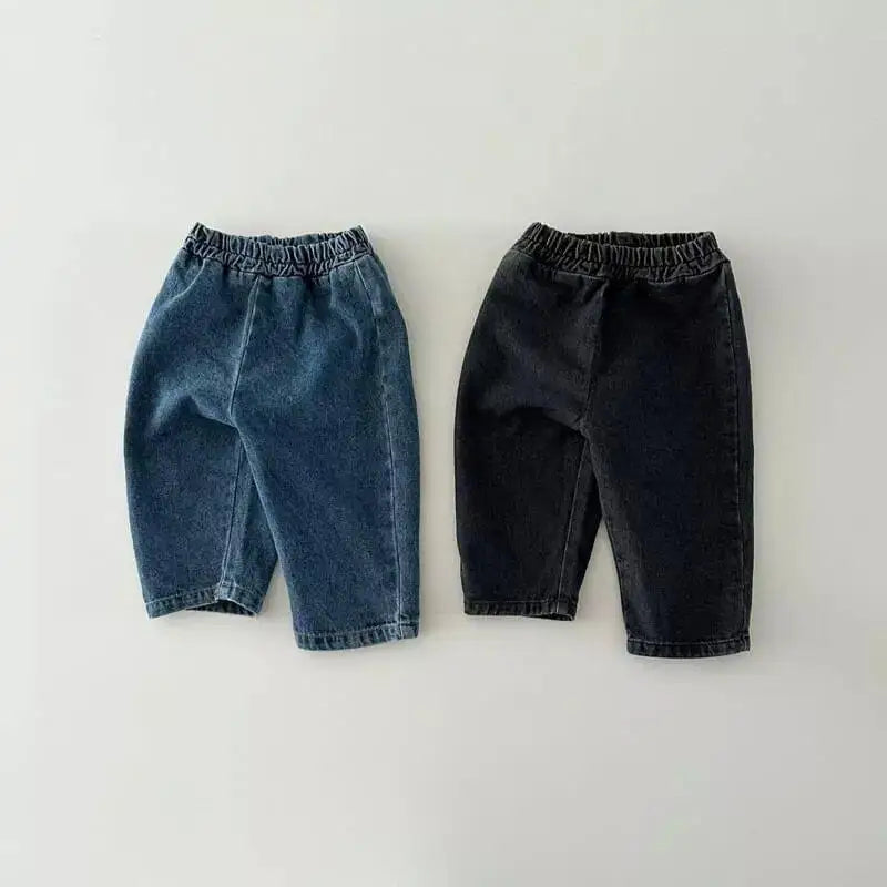 Autumn Baby Loose Denim Trousers — Swuffy