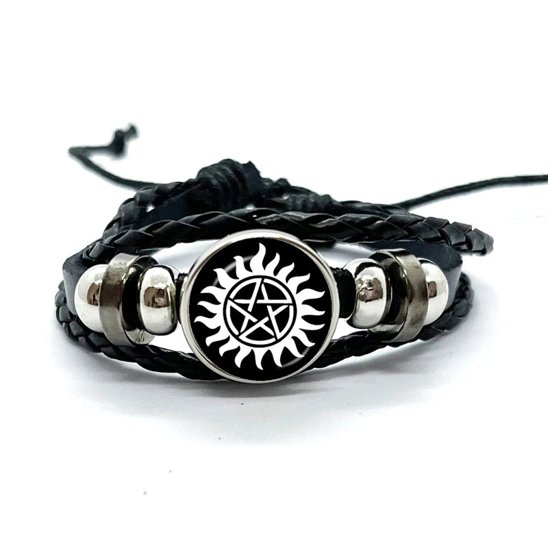 Supernatural Sign Leather Bracelets Sam — Swuffy