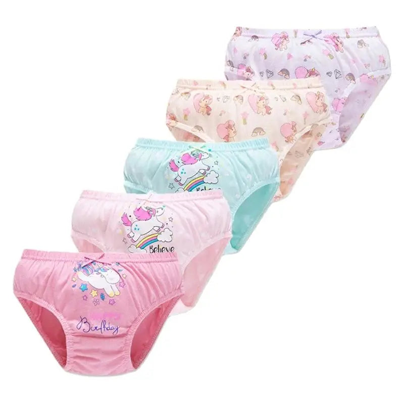 Assorted Styles Cartoon Girls Underwear — Swuffy
