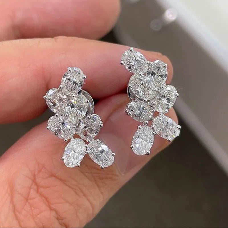 Huitan Gorgeous Stud Earrings Wedding — Swuffy
