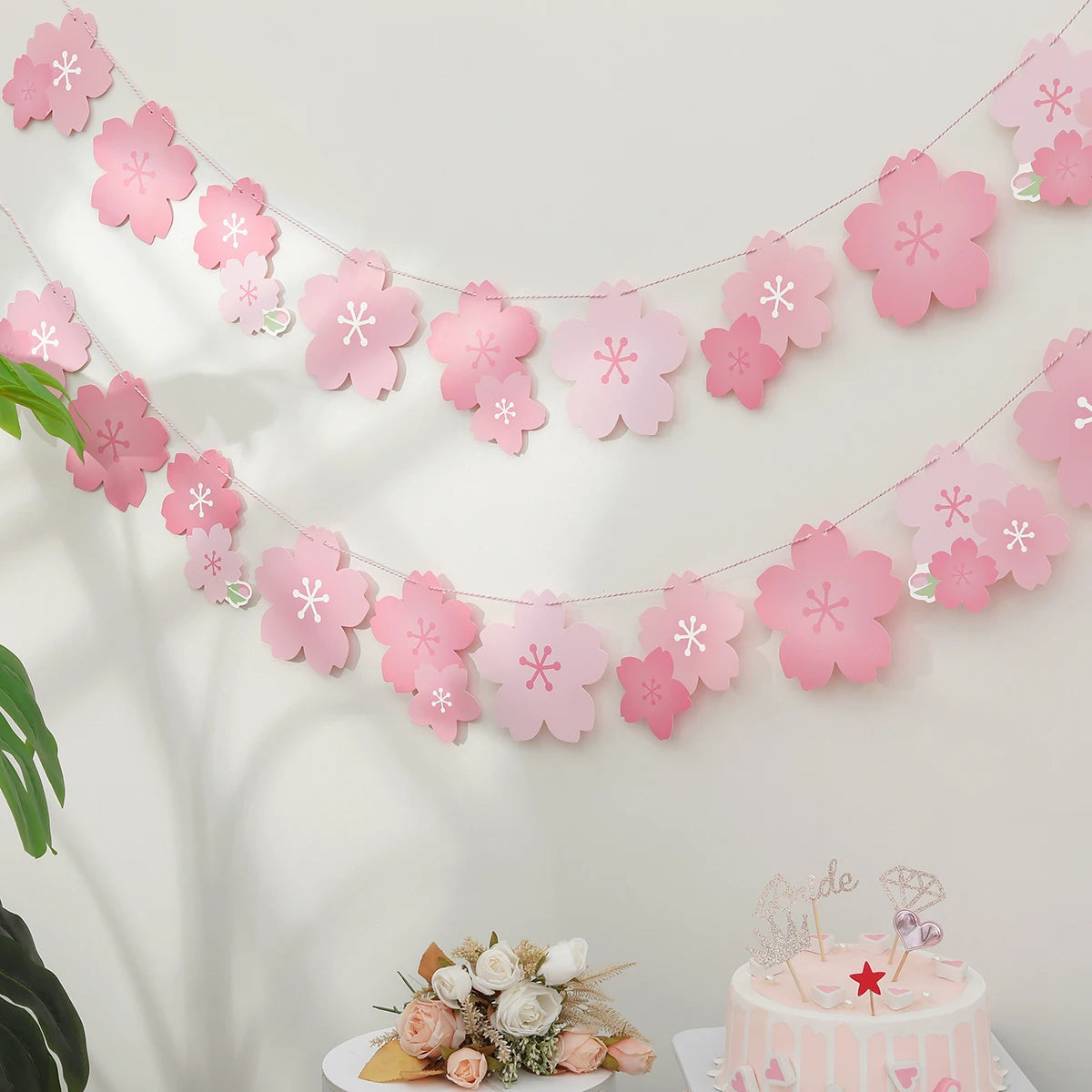 Cherry Blossom Pink Flag Party — Swuffy