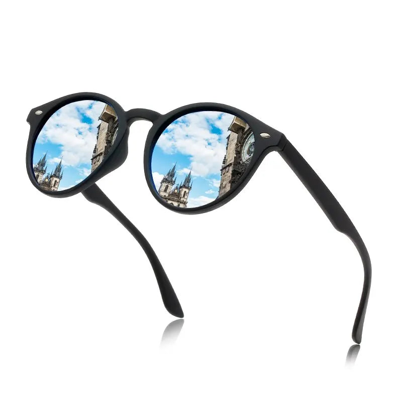 Round Sunglasses Classic Vintage Driving — Swuffy