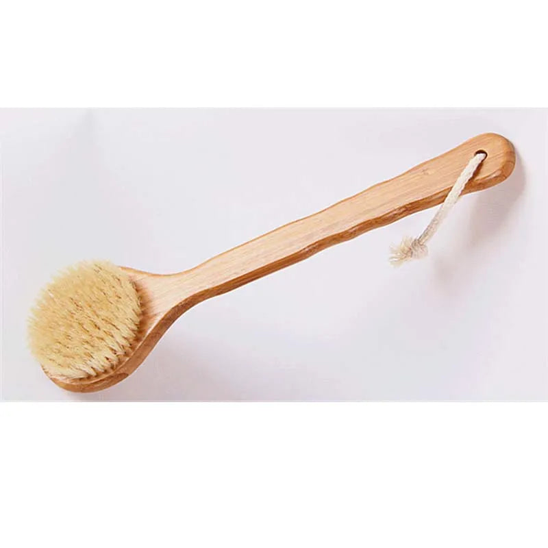 Bamboo Shower Body Brush Boar — Swuffy