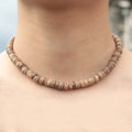 Minimalist Necklace Natural Wenge Wood — Swuffy