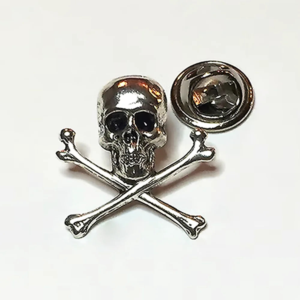 Medsor Skull Mental Brooch Pins — Swuffy