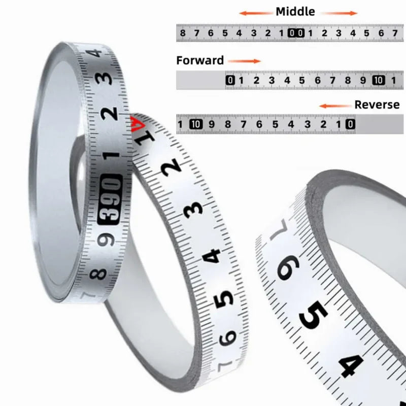 Self Adhesive Measuring Tape Stainless — Swuffy