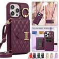 Lanyard Leather Wallet Card Phone — Swuffy