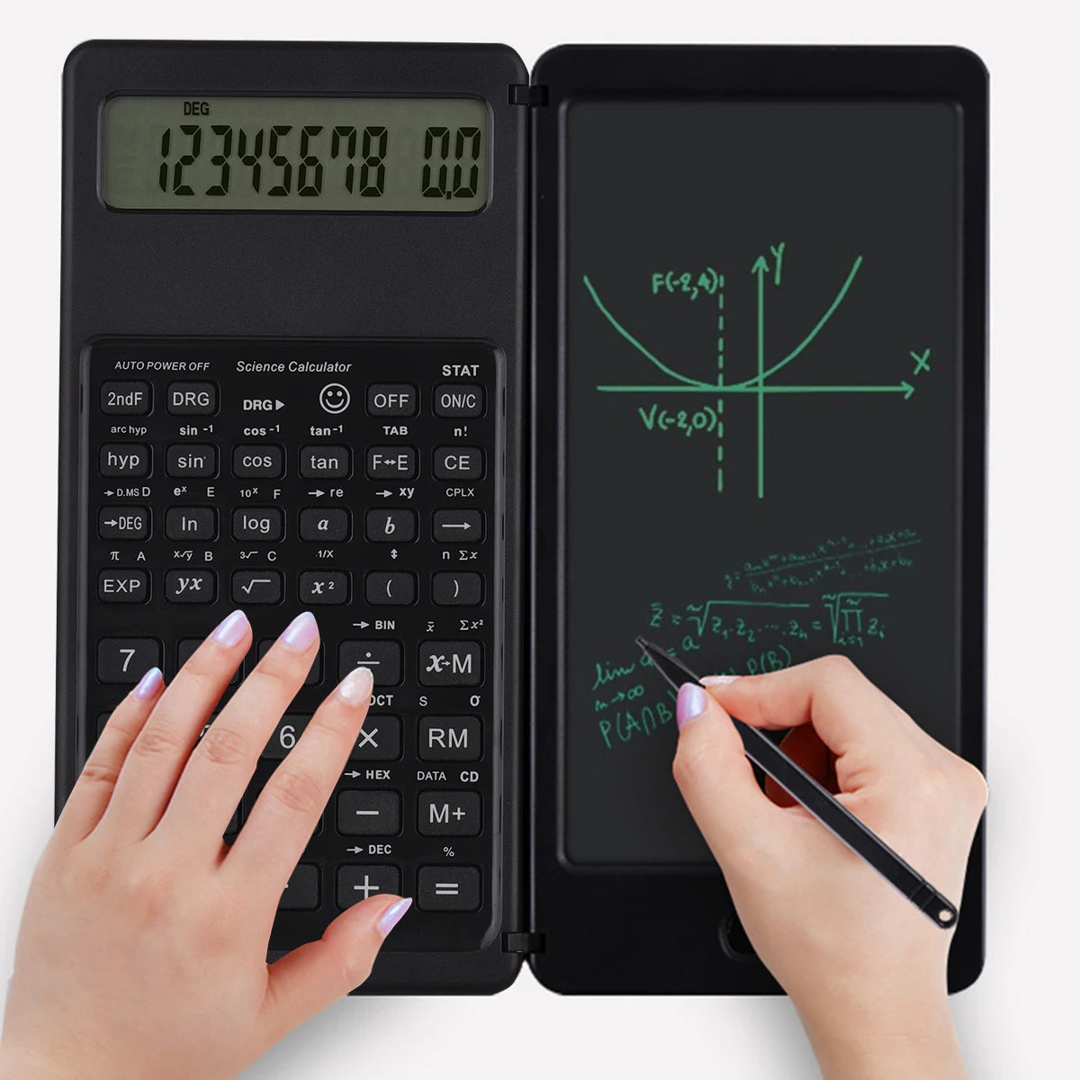 Foldable Scientific Calculator Digit Digital — Swuffy