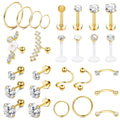Drperfect Cartilage Earrings Stud Hoop — Swuffy