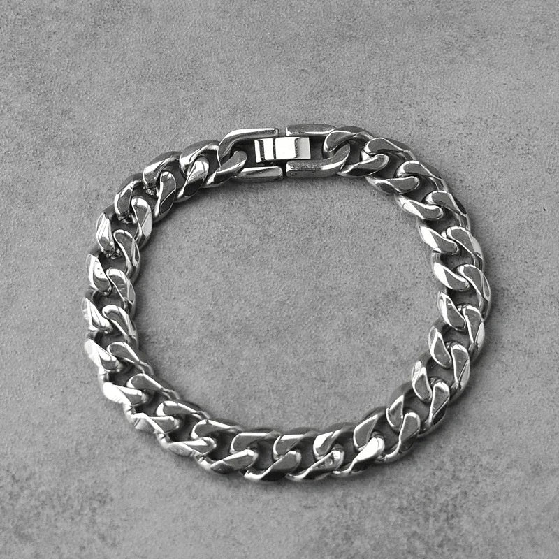 Stainless Cuban Link Bracelet — Swuffy