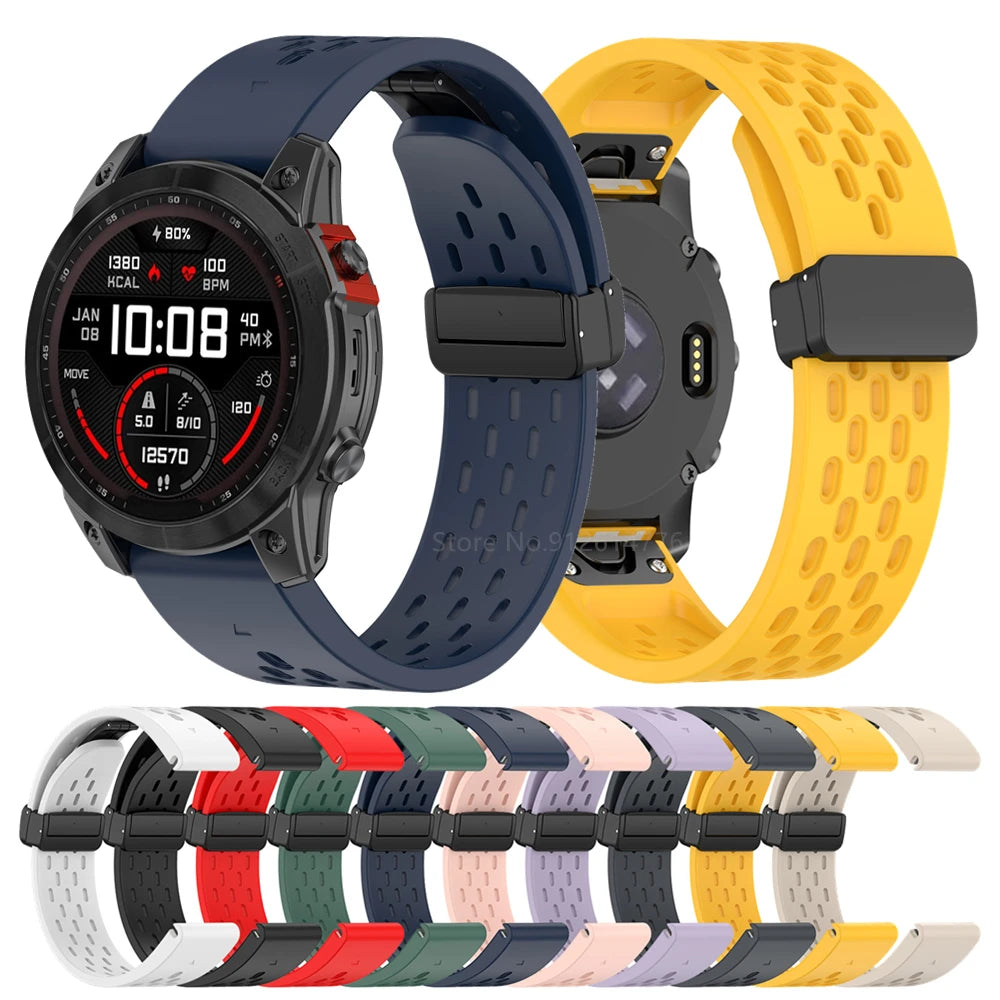 Silicone Watch Band Straps Garmin — Swuffy
